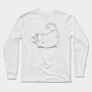 Sleeping Cat Long Sleeve T-Shirt